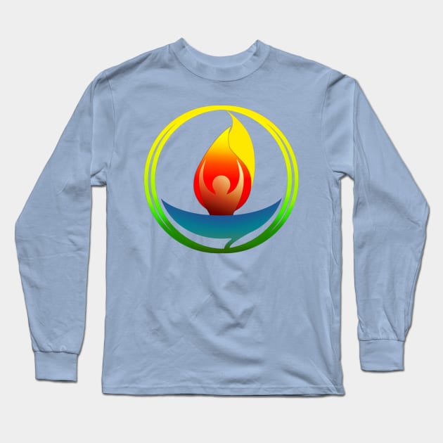 The Light of Truth, The Fire of Commitment Long Sleeve T-Shirt by IAmUU